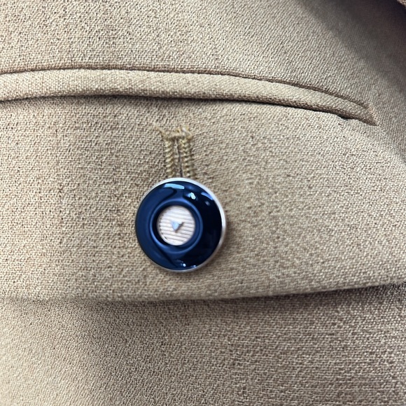 The suit, petite military style button front blazer 6P - Picture 7 of 12